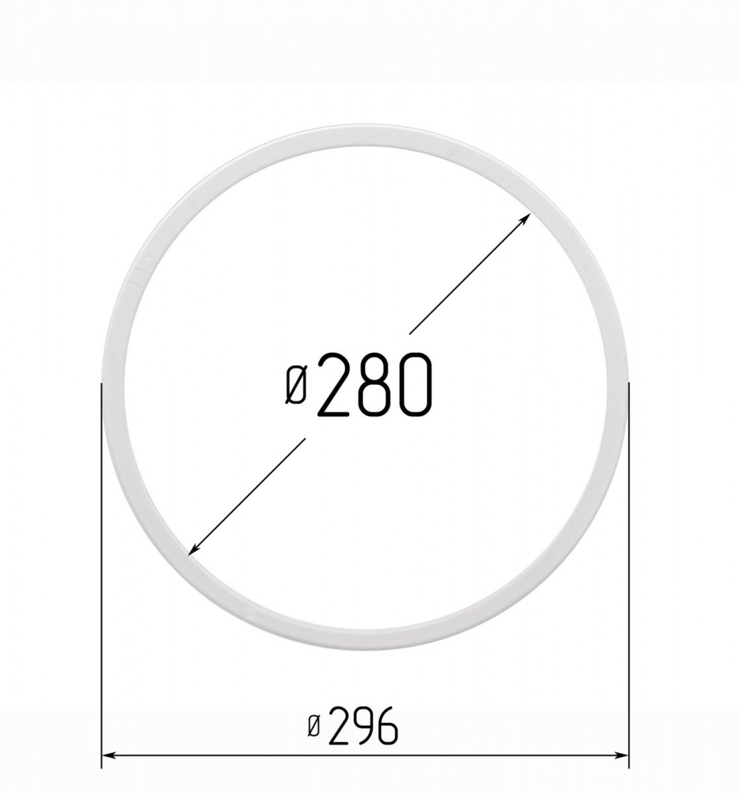 Кольцо монтажное термостойкое OPTIMPLAST d280 мм