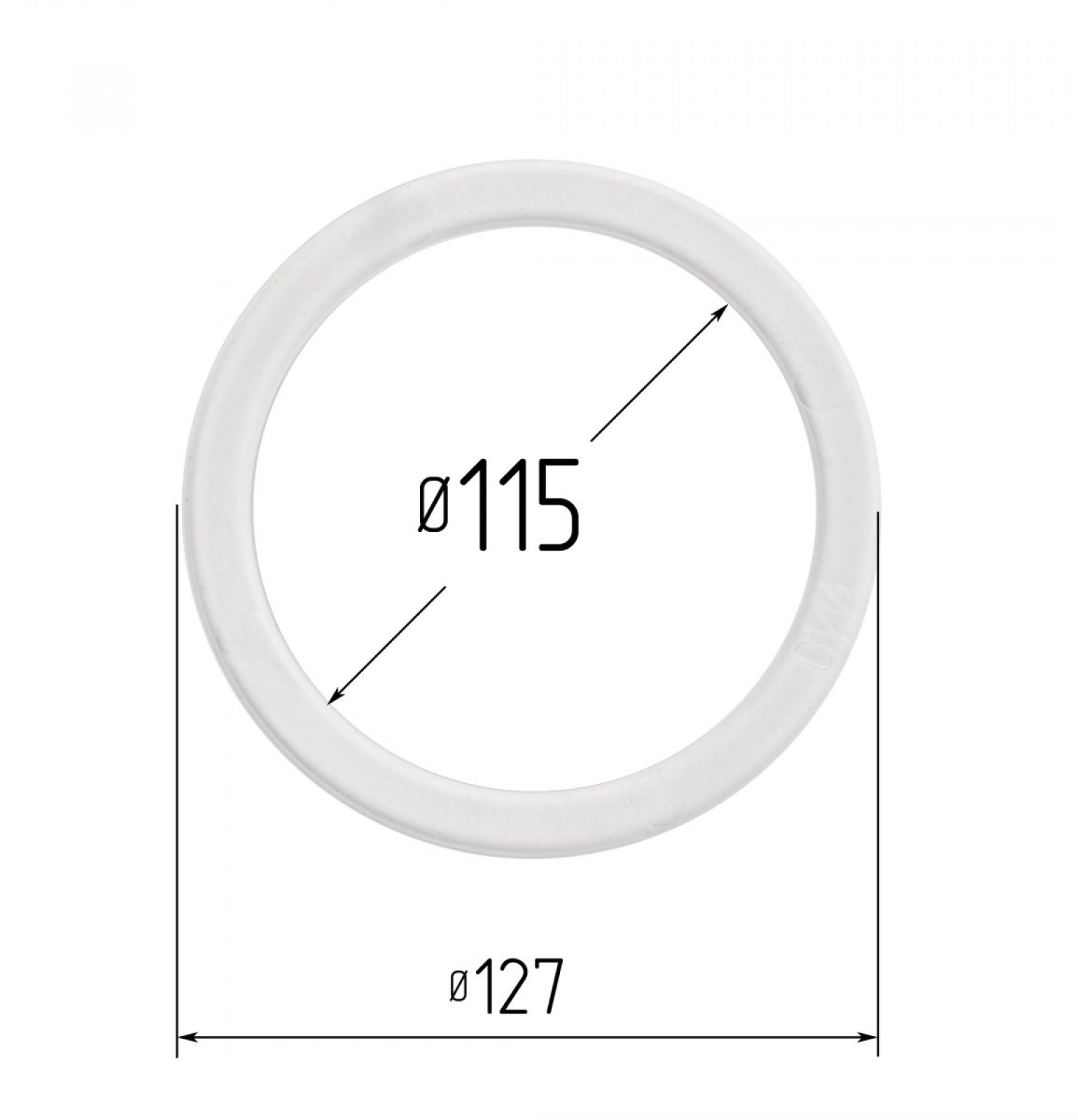 Кольцо монтажное термостойкое OPTIMPLAST d115 мм