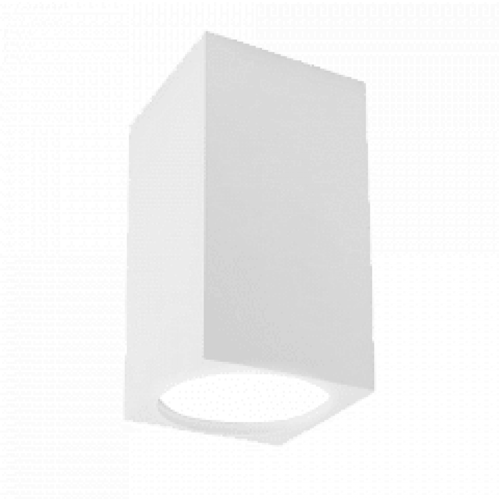 Светильник EKS ART BLOCK накладной под лампу gu10/mr-16, 55х55х100 черный / белый