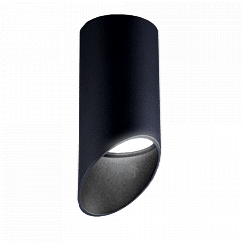 Светильник EKS ART FLUTE накладной под лампу gu10/mr-16, 55х130 черный / белый