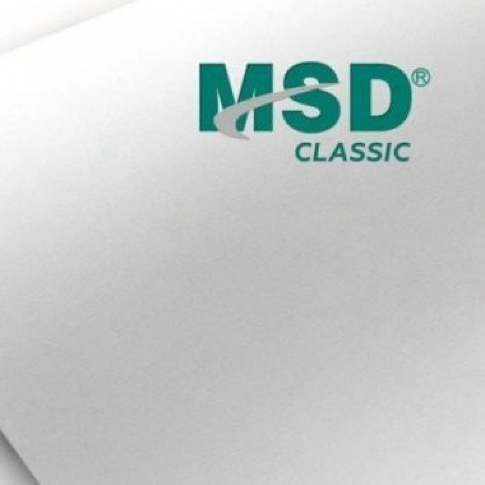 Полотно белое мат / сатин 130 - 320 MSD CLASSIC (толщина 0,18 м плотность 230 г/м3)