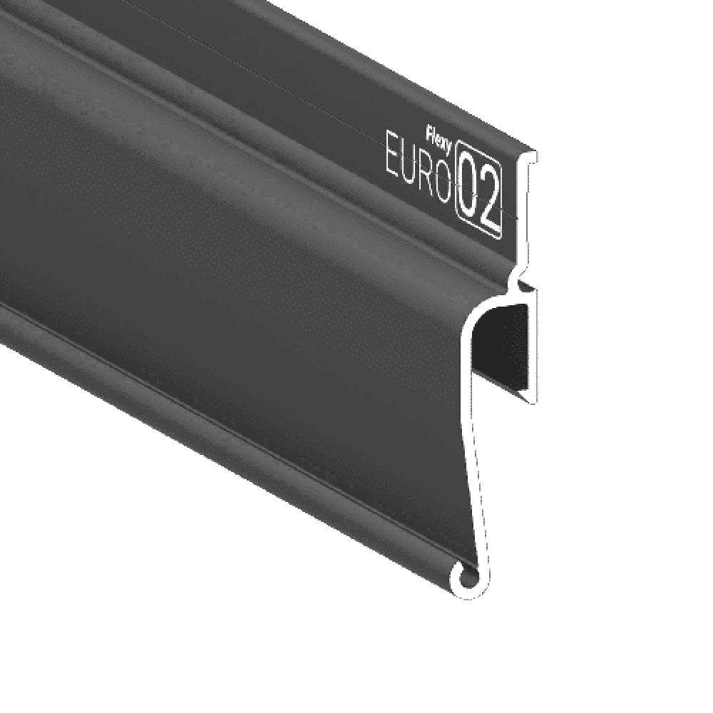 Профиль FLEXY EURO 02 (AL) (ПФ 7206 ЕвроФлекси) 2м черный