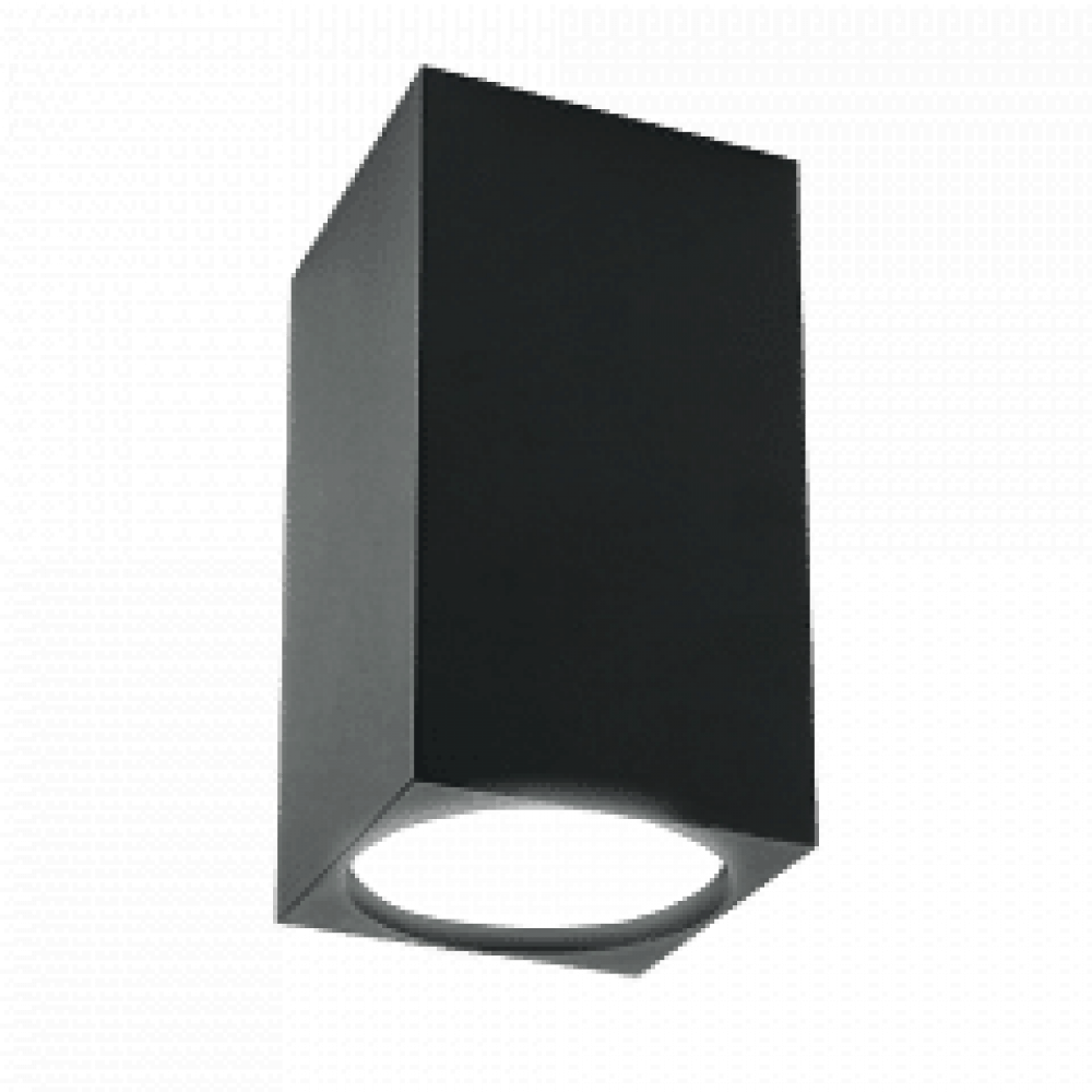 Светильник EKS ART BLOCK накладной под лампу gu10/mr-16, 55х55х100 черный / белый