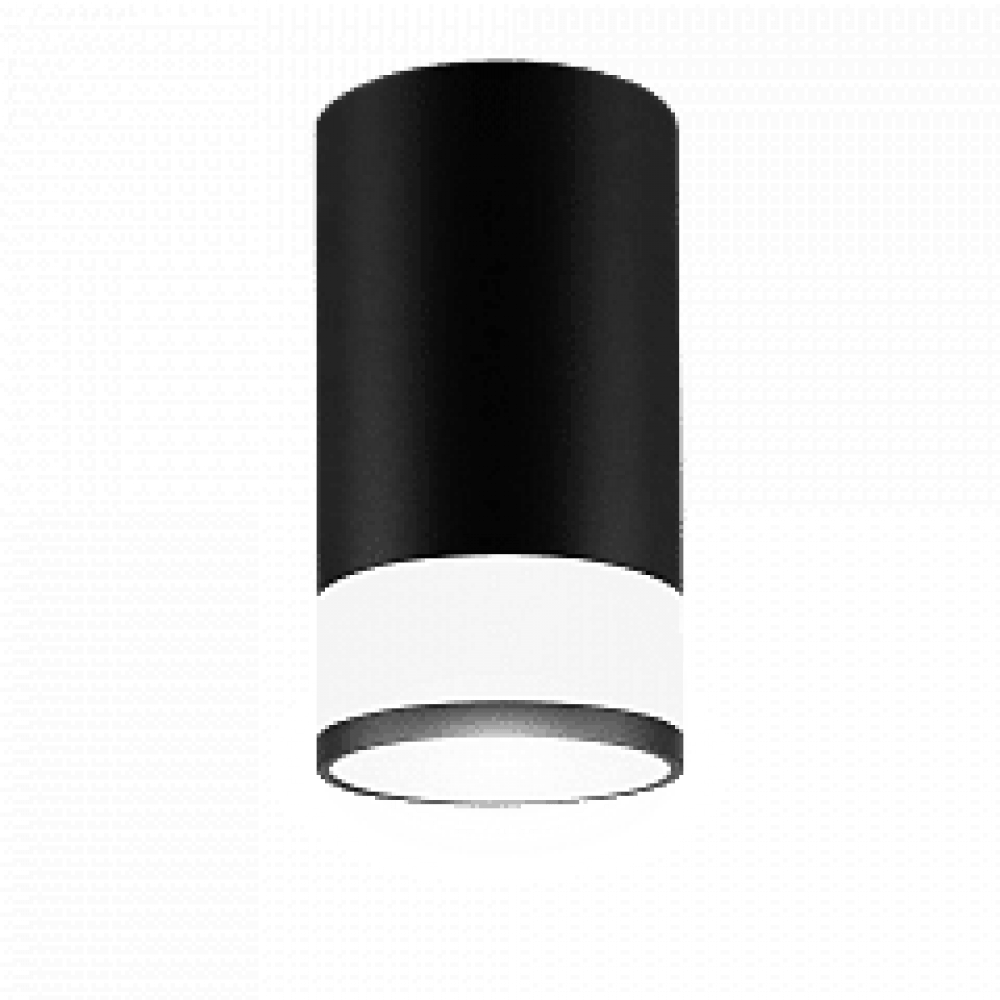 Светильник EKS ART GLASS накладной под лампу gu10/mr-16, 55х100, 50 шт (под заказ) белый / черный