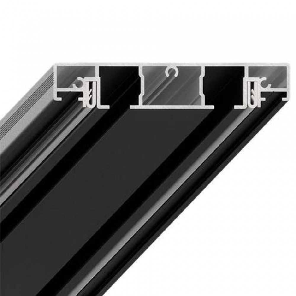 Гардина SLIM ROAD 02 (AL) 2м, 3м черный / белый