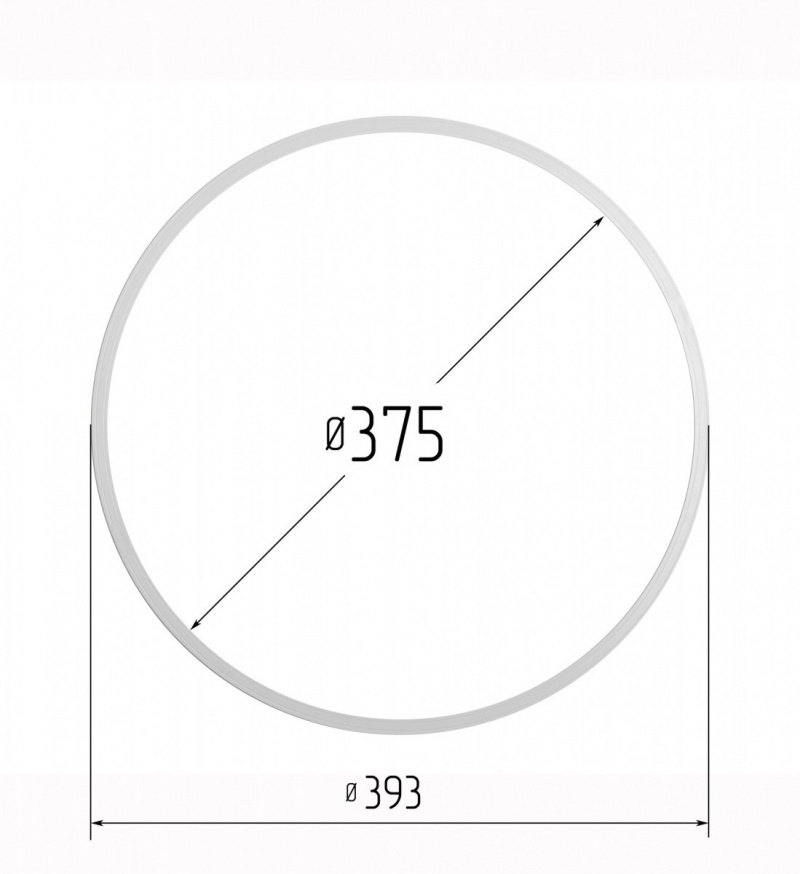 Кольцо монтажное термостойкое OPTIMPLAST d375 мм