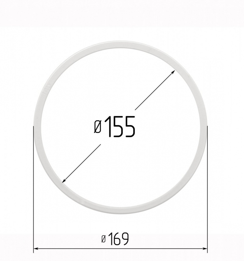 Кольцо монтажное термостойкое ART FOLIO d155 мм