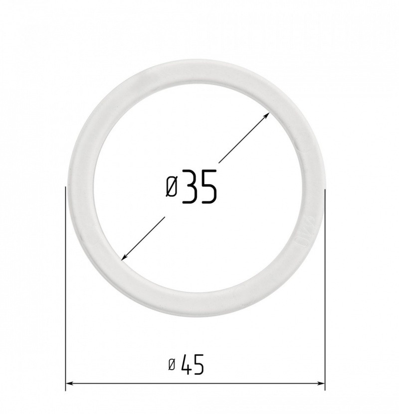Кольцо монтажное термостойкое OPTIMPLAST d35 мм