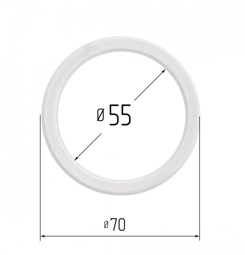 Кольцо монтажное термостойкое OPTIMPLAST d55 мм