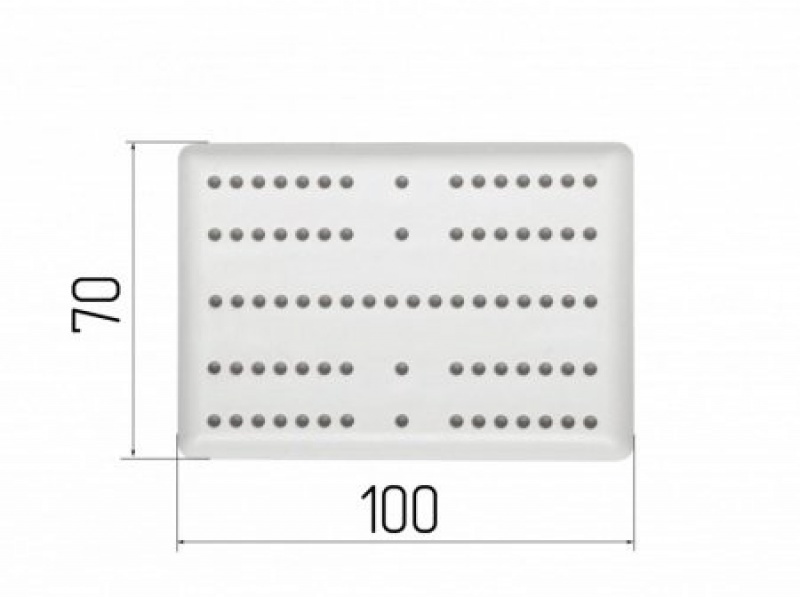 Площадка для карнизов ART FOLIO 70х100 мм