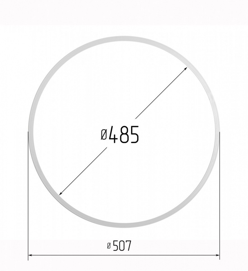Кольцо монтажное термостойкое OPTIMPLAST d485 мм