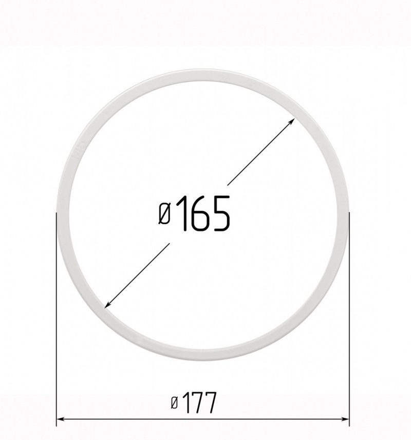 Кольцо монтажное термостойкое ART FOLIO d165 мм